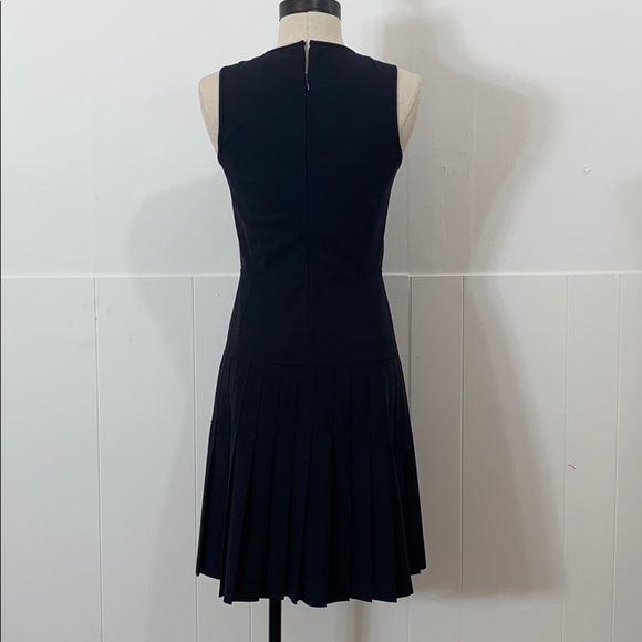 Theory Osiera Pleated Drop Waist Dress - Picture 6 of 9